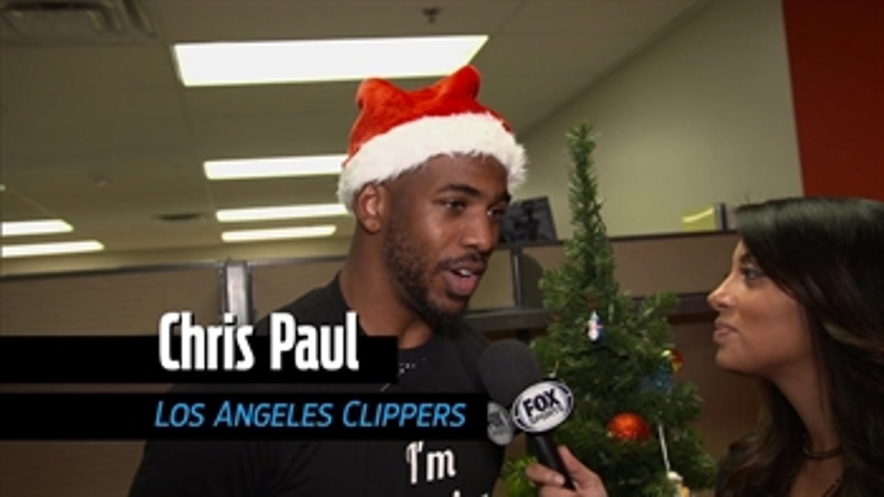 Aliya-Jasmine gets in the giving spirit at Chris Paul's Holiday Takeover