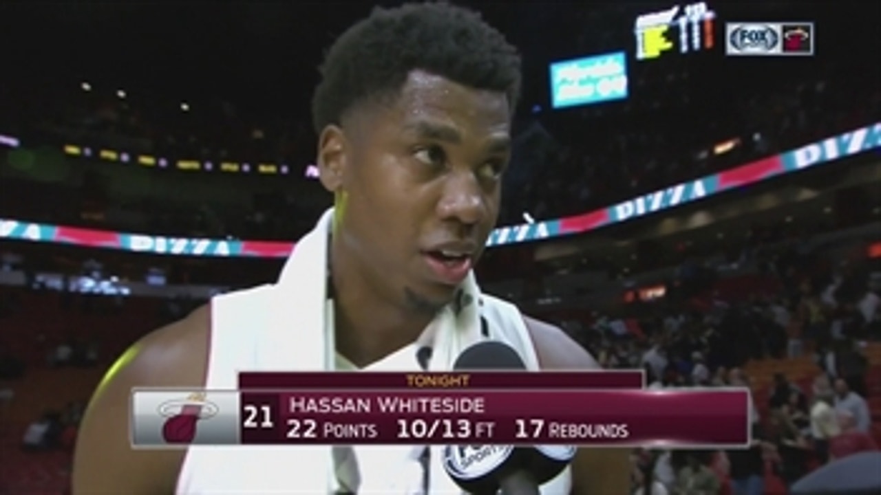 Hassan Whiteside: We know what's at stake in these game