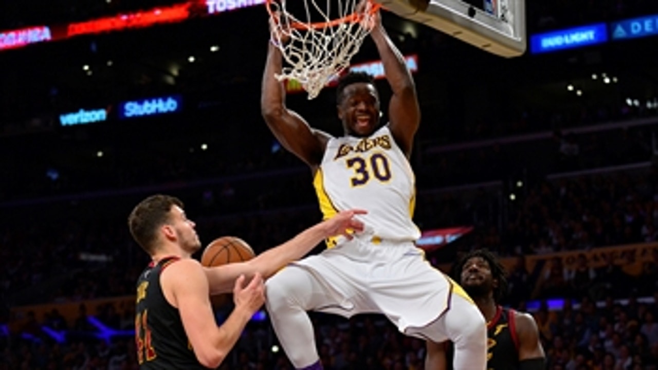 Shannon Sharpe reacts to Julius Randle's career night in Lakers win over LeBron's Cavaliers