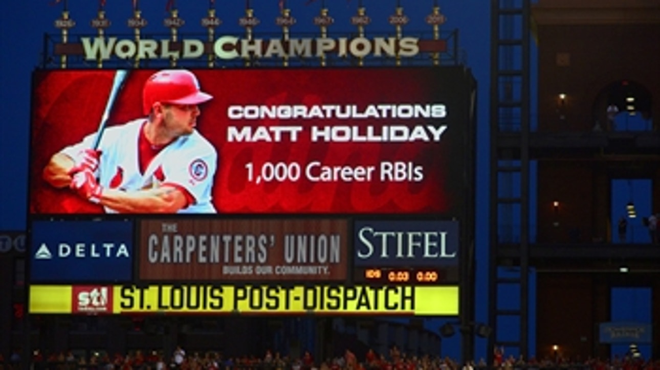 Holliday gets 1000th RBI, Cards beat Mets