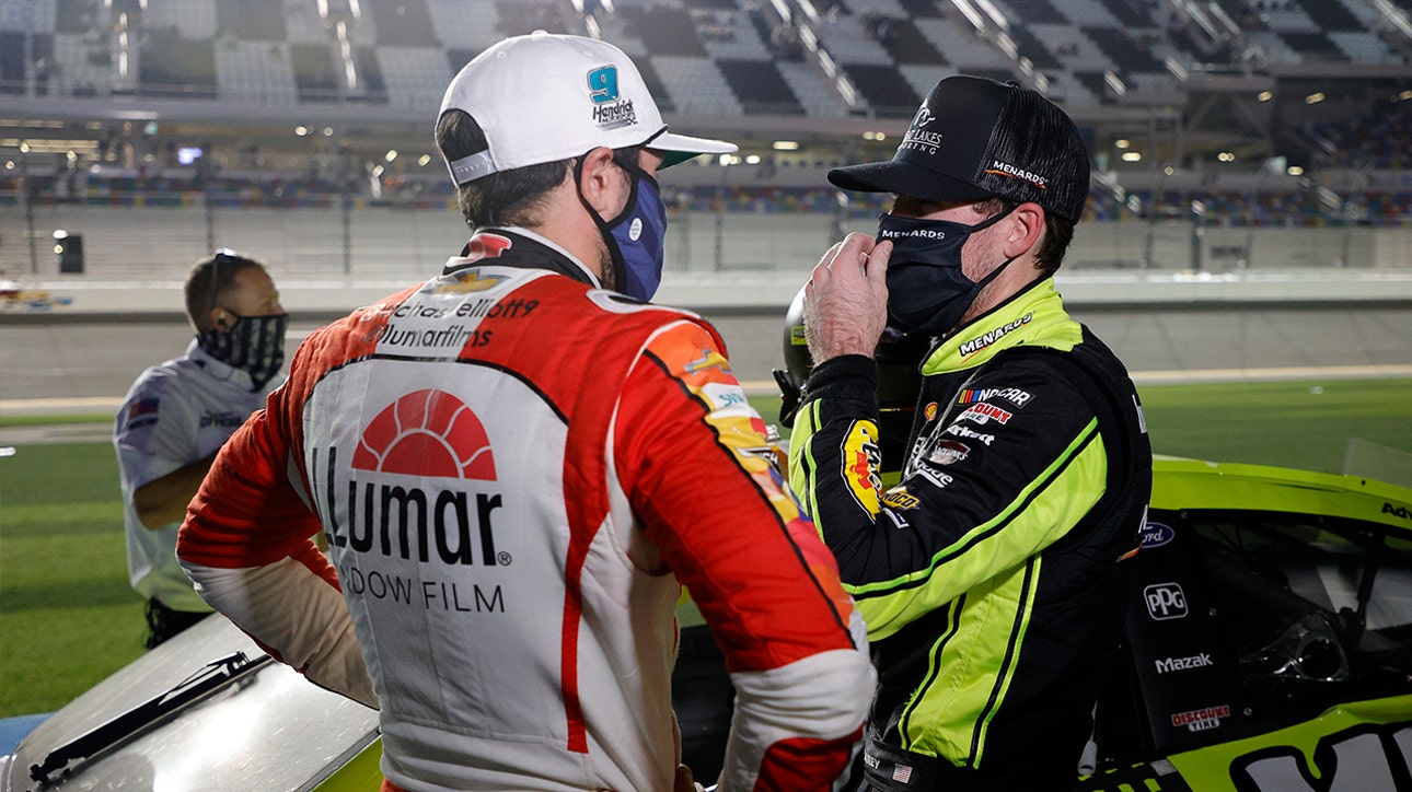 Chase Elliott and Ryan Blaney post-race interviews ' Busch Clash at Daytona