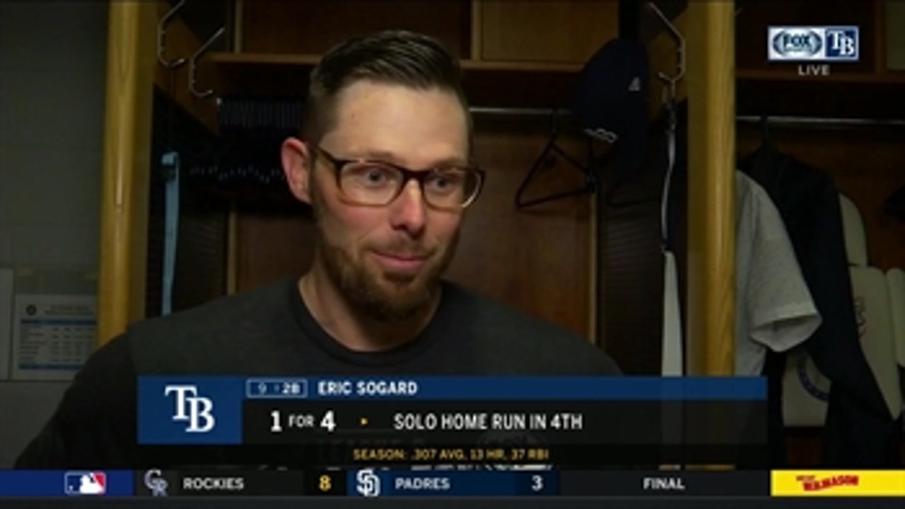 Eric Sogard reflects on his game-winning homer, Rays' defense