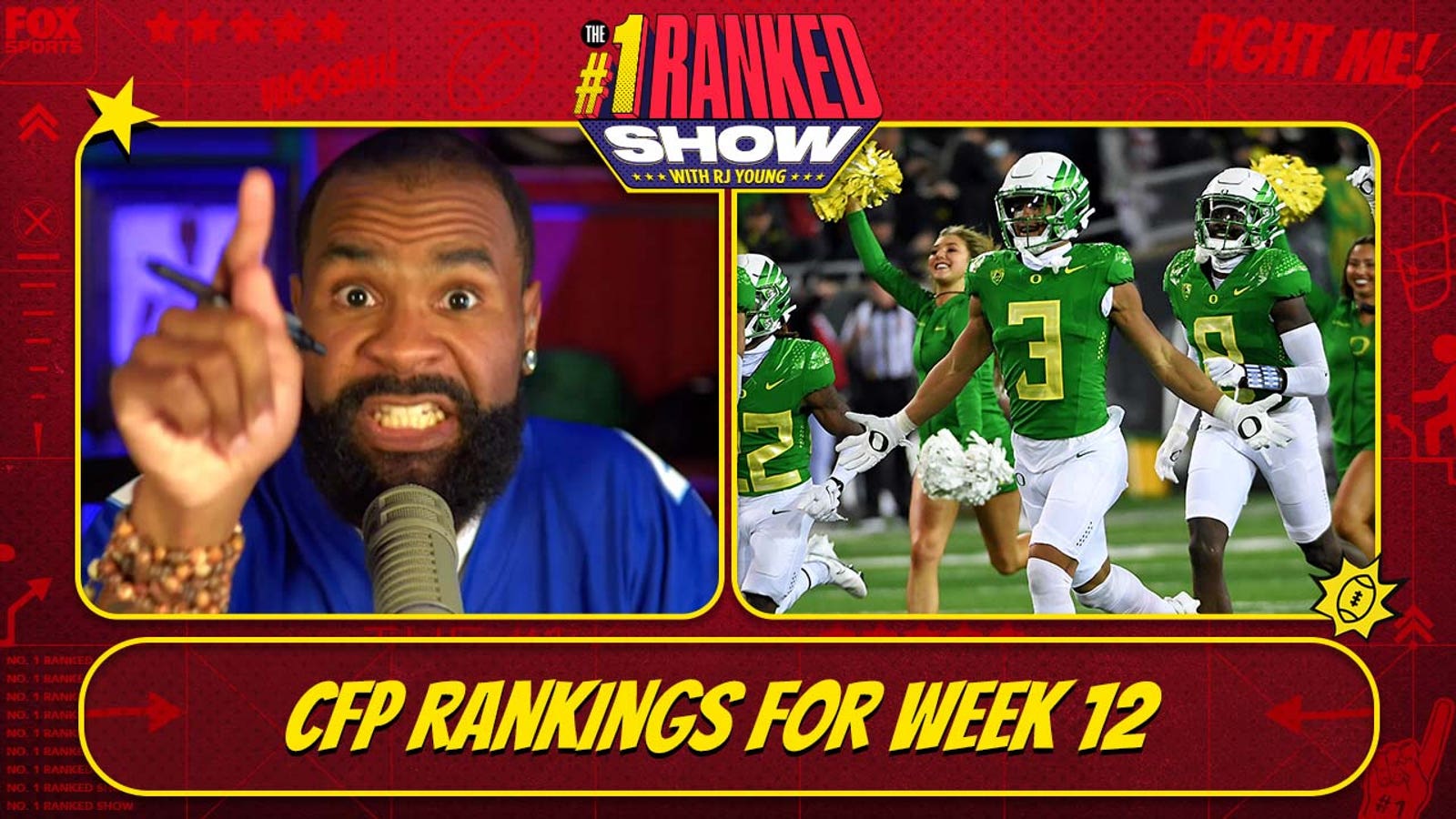 CFP Rankings for Week 12: 'Cincinnati is criminally underrated' — RJ Young, No. 1 Ranked Show
