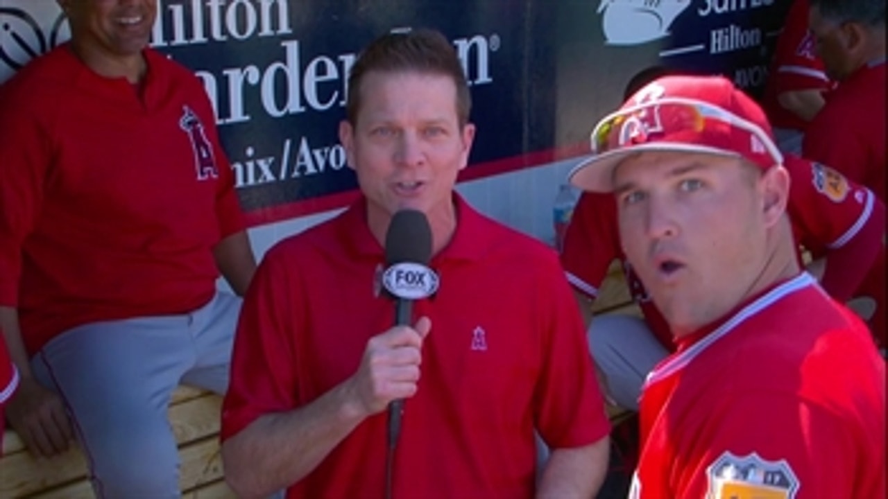 Ben Revere and Mike Trout 'photobomb' Patrick O'Neal