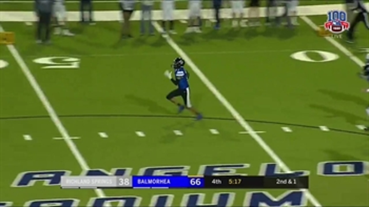 HIGHLIGHTS: Contreras 52-yard touchdown for Balmorhea