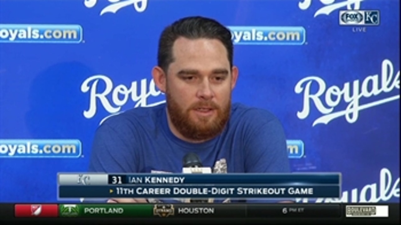 Ian Kennedy explains why he threw his curveball up in the zone on Sunday
