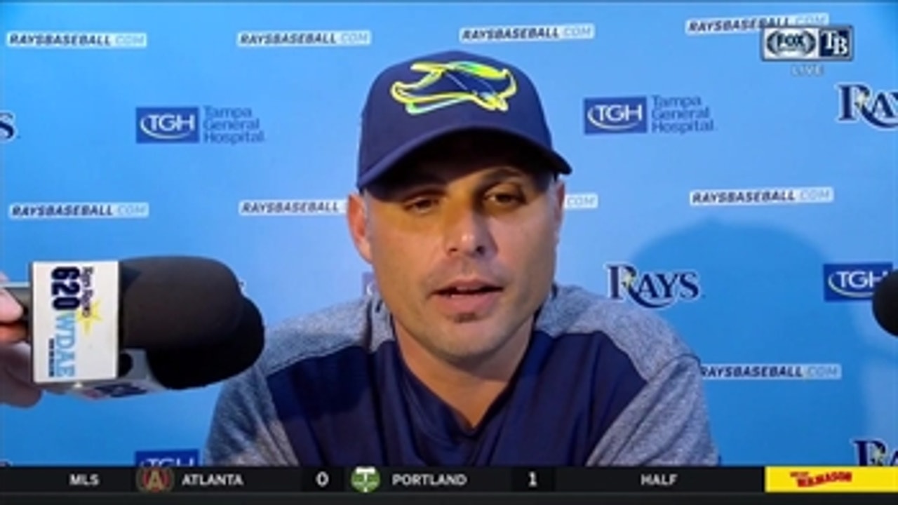 Kevin Cash on Rays' teamwork, sweep of Yankees