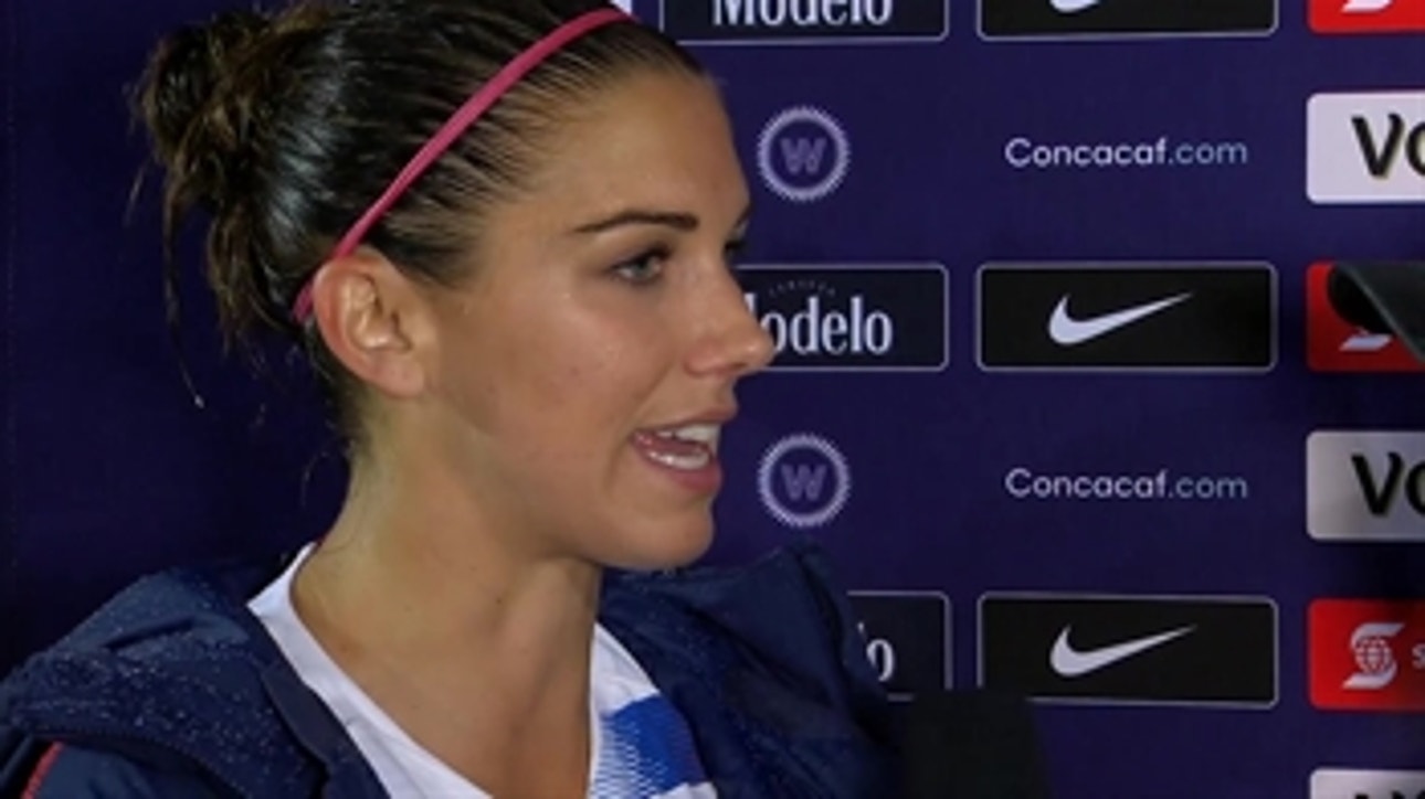 Alex Morgan happy with the USWNT performance throughout the 2018 CONCACAF Women's Championship