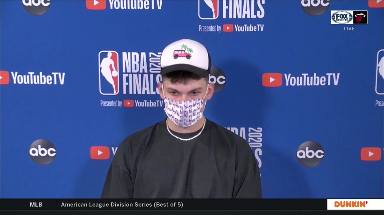 Tyler Herro discusses having to face elimination on Friday