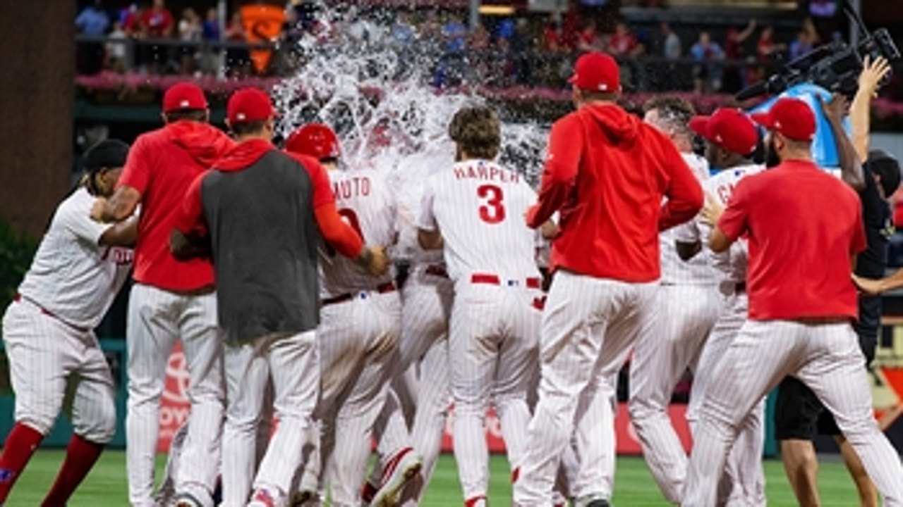 Jay Bruce hits walk-off single for the Phillies in 10th