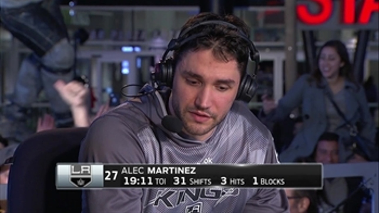 Alec Martinez postgame (1/19): We don't want to get into run and gun