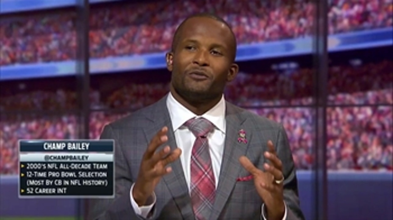 Champ Bailey shows respect for a kicker - find out who and why