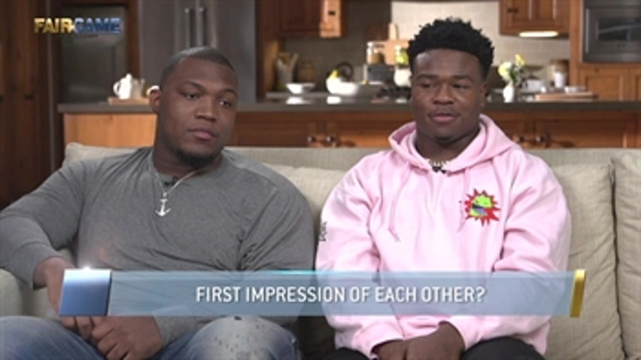 Kenny Clark and Jayon Brown tell Kristine what their first impressions of each other were