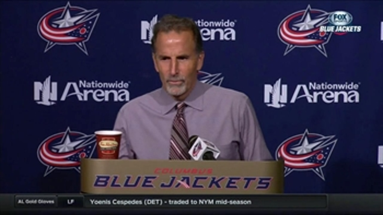'You have to win that game': Jackets' Torts after loss to Canucks