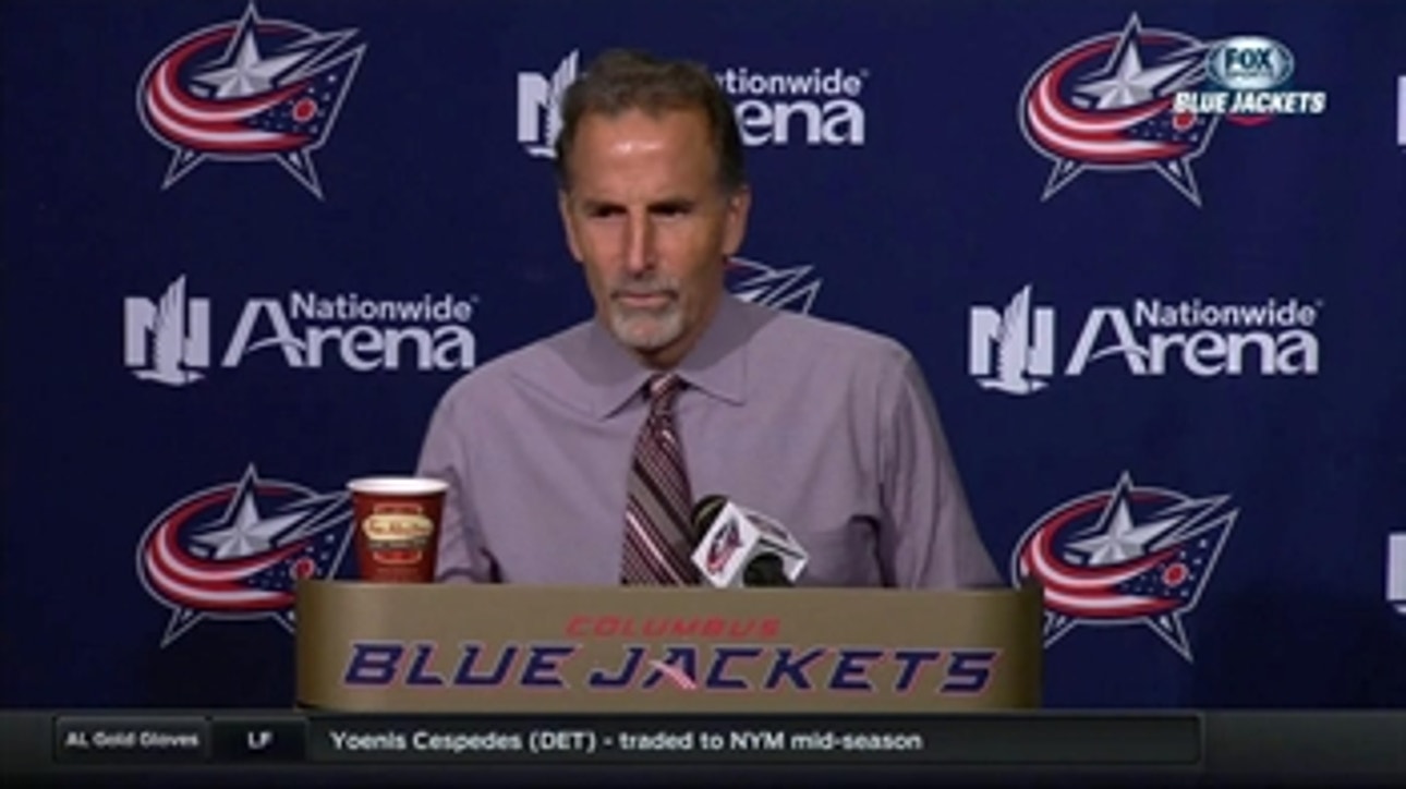 'You have to win that game': Jackets' Torts after loss to Canucks