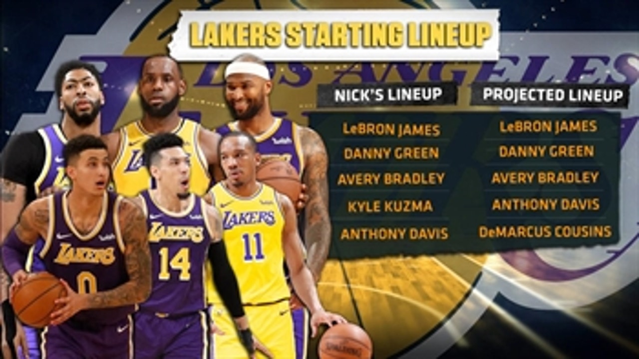 Nick Wright lays out the best starting lineup for the Lakers