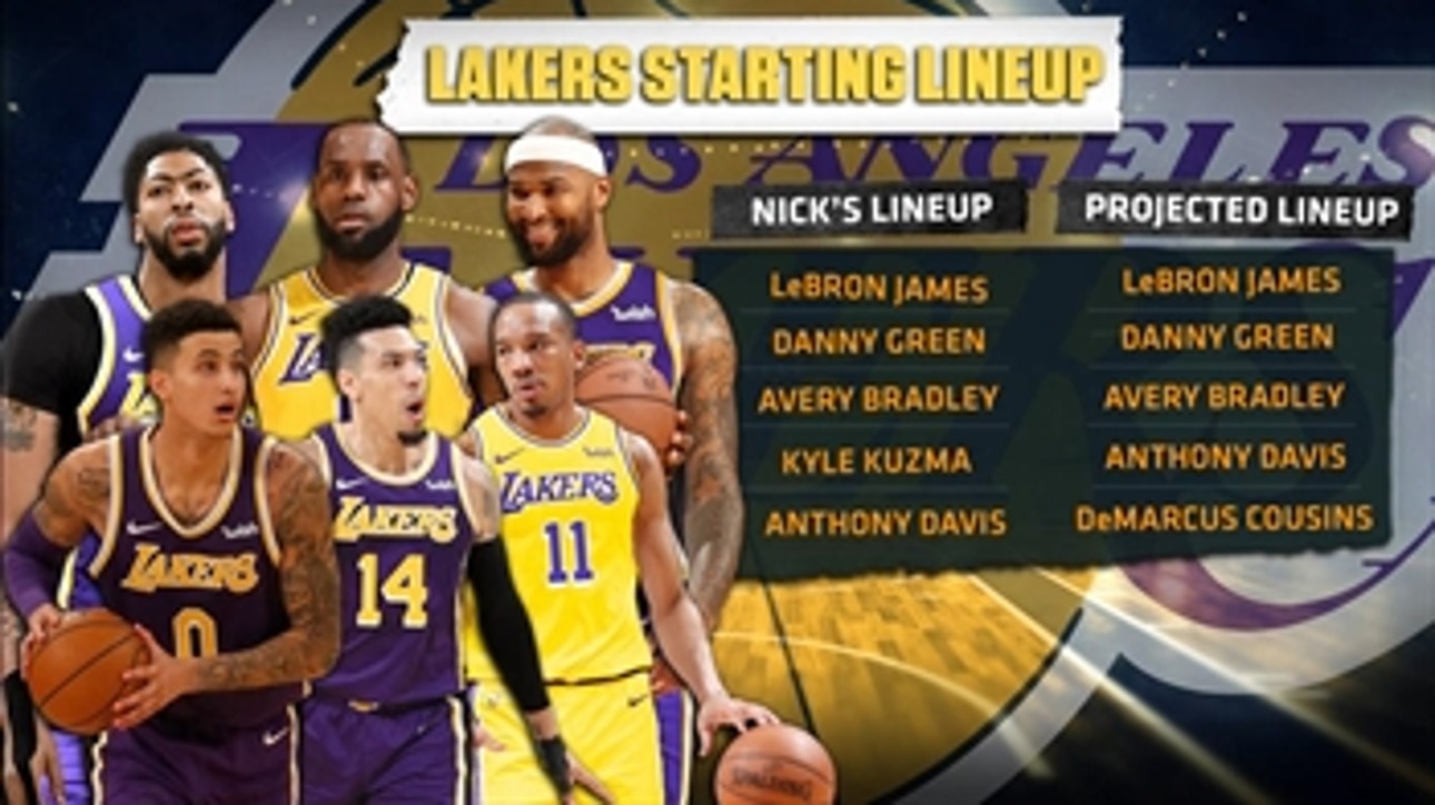 Nick Wright lays out the best starting lineup for the Lakers