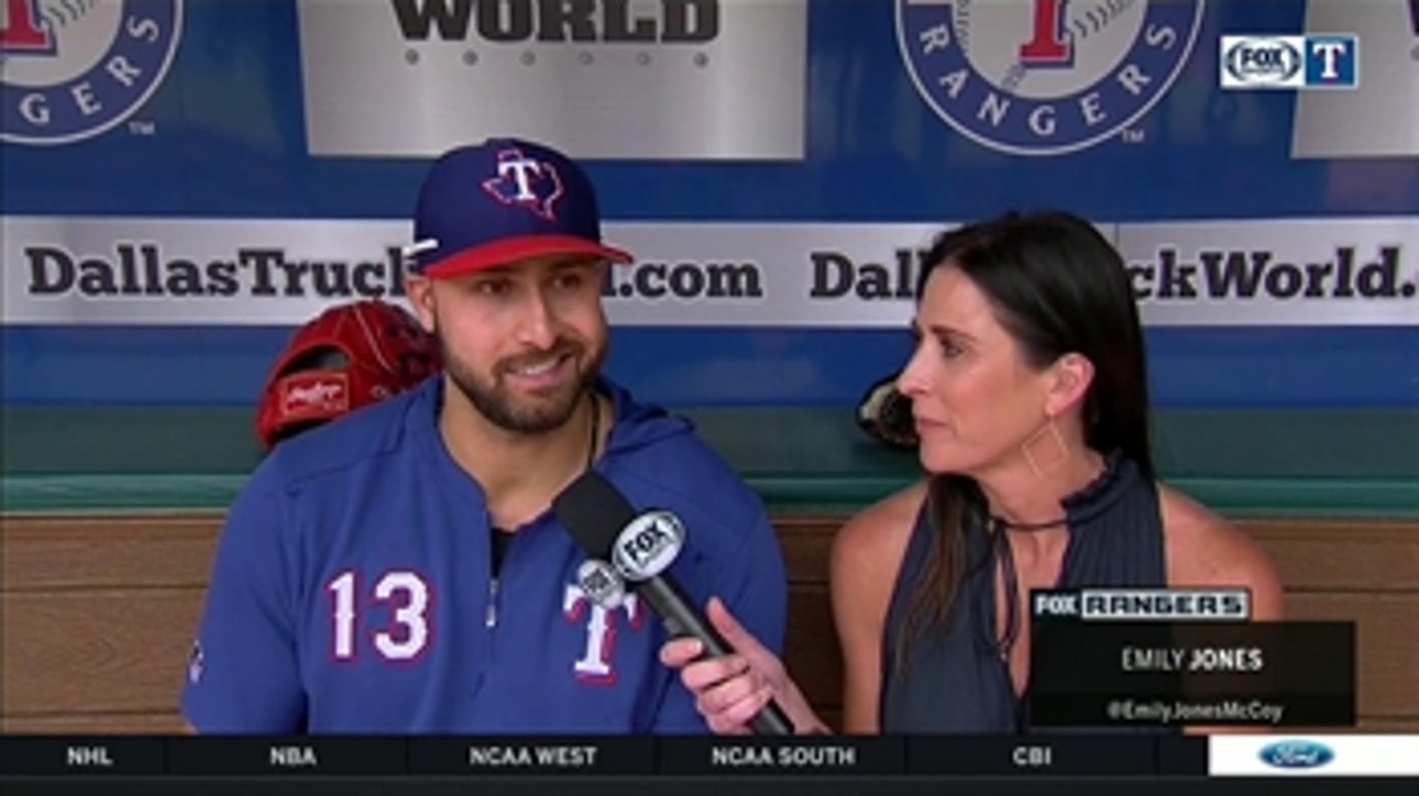 Joey Gallo's Smile Says it All on Opening Day