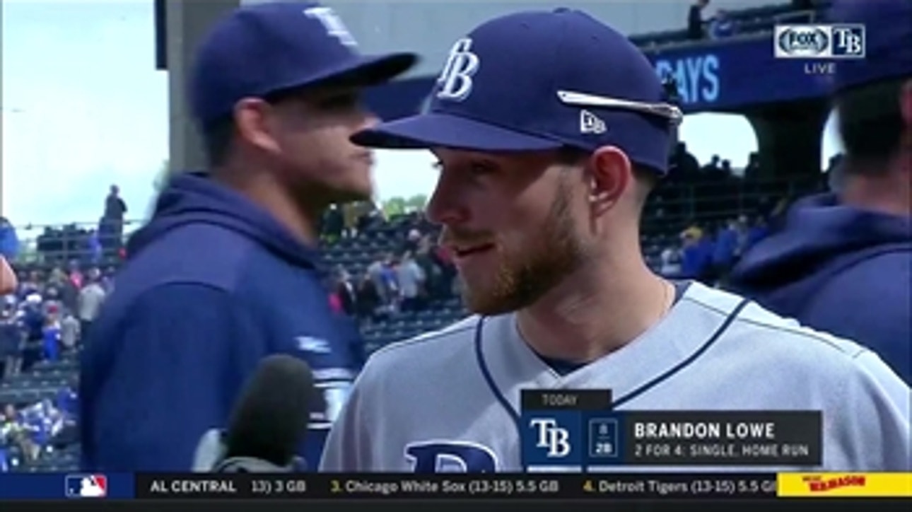 Brandon Lowe on game-winning HR: I was trying to not strike out
