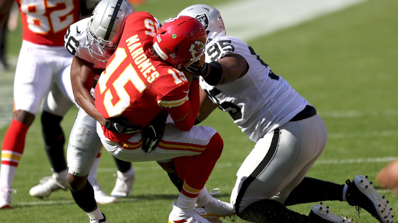 Nick Wright surprised Chiefs defense fell short leading to1st loss of the season to Raiders ' FIRST THINGS FIRST