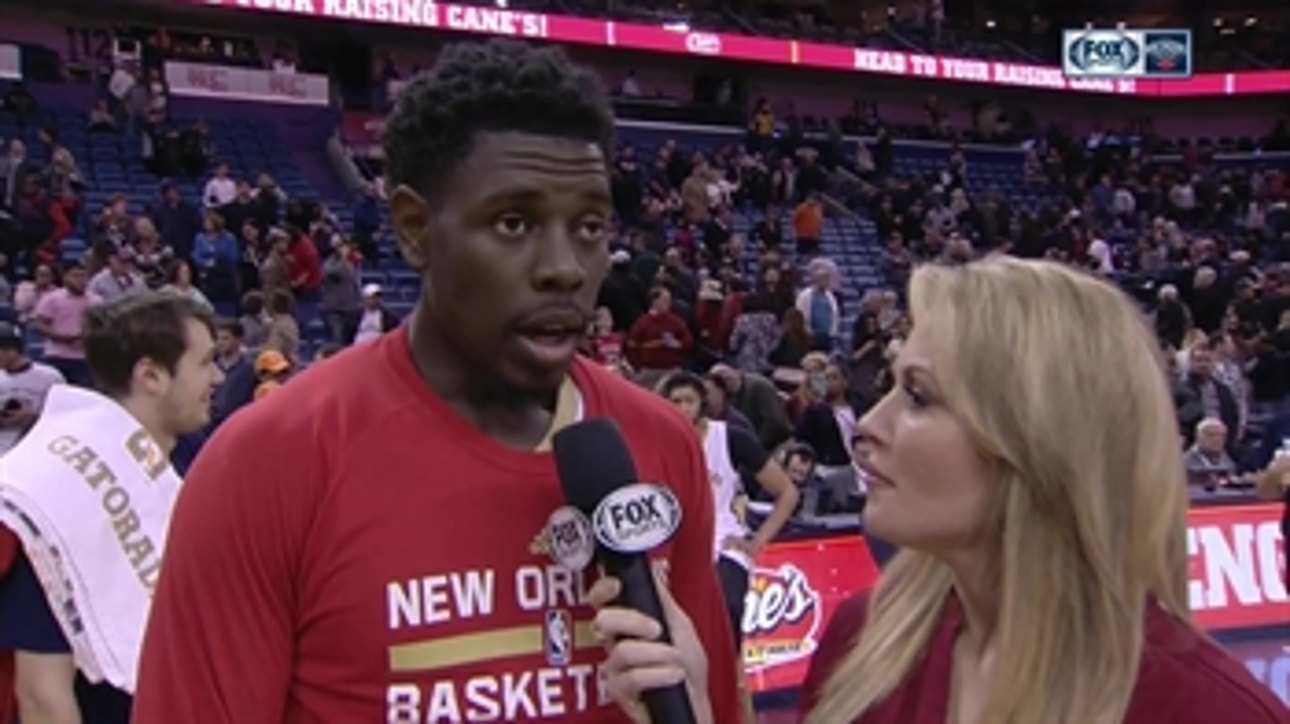 Jrue Holiday on concentration in win over Spurs