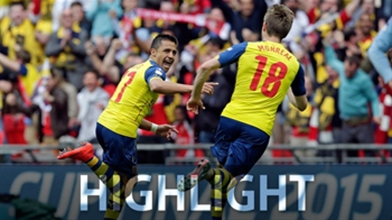 Sanchez pads Arsenal's lead in FA Cup final