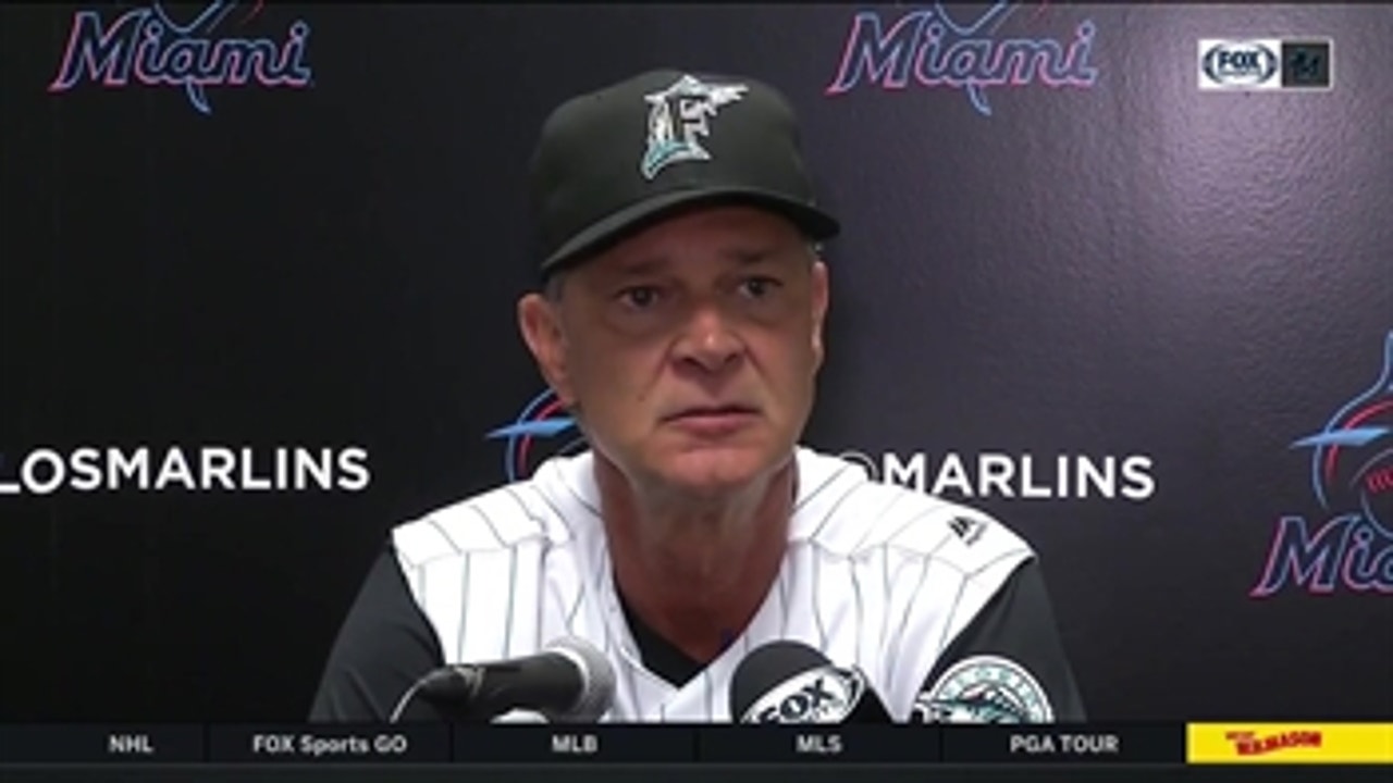 Don Mattingly discusses Jordan Yamamoto's start, 8th-inning scuffle