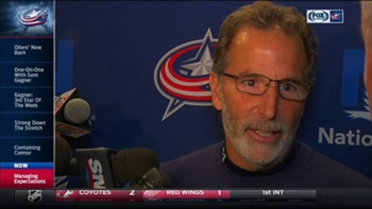 Torts, Foligno talk about how Blue Jackets should handle expectations