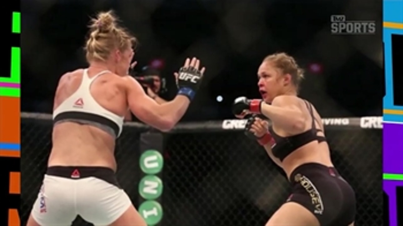 Holly Holm and Jamie Foxx reenacted Rousey fight - 'TMZ Sports'
