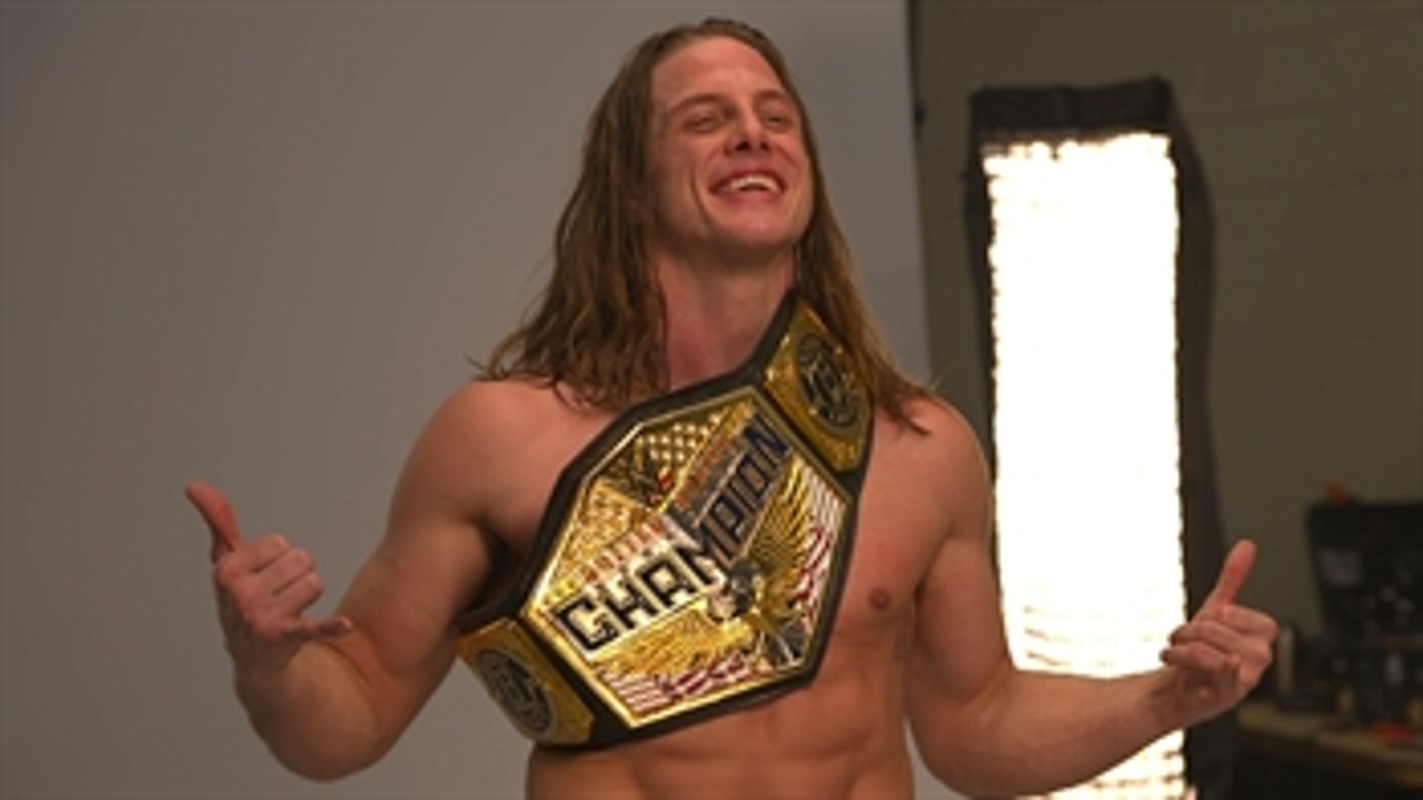 Riddle takes his first photos as United States Champion: WWE Network Exclusive, Feb. 21, 2021