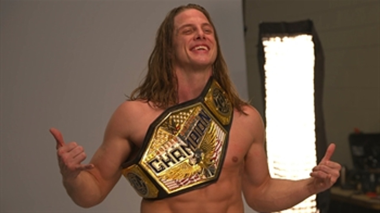 Riddle takes his first photos as United States Champion: WWE Network Exclusive, Feb. 21, 2021