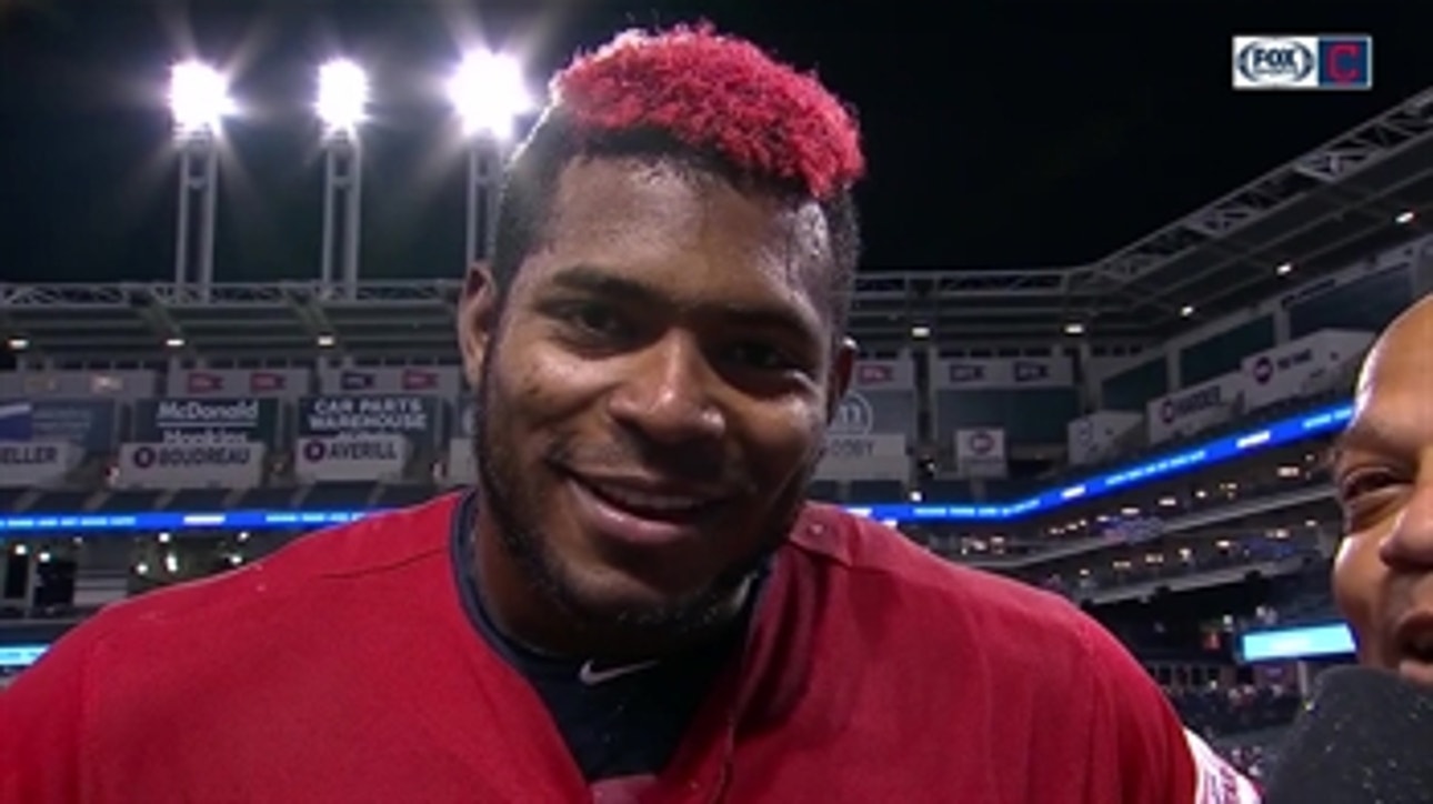 Yasiel Puig believes there's a postseason reason he was brought to Cleveland