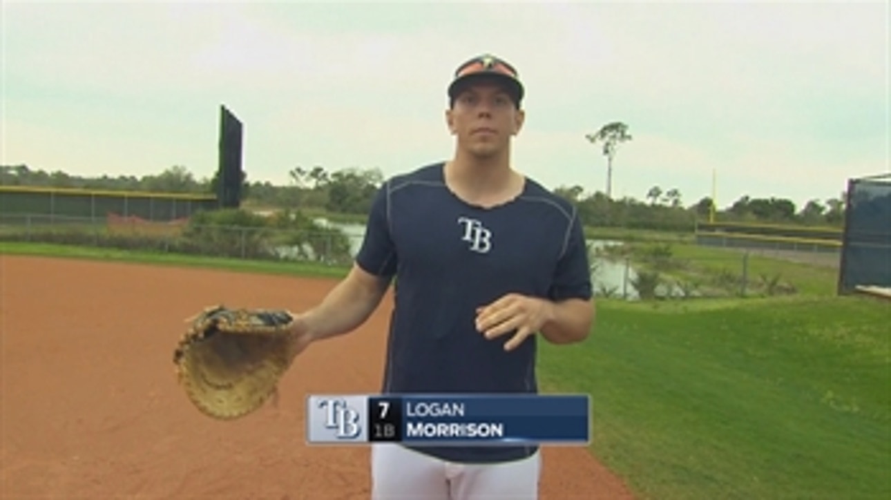 How to turn a 3-6-3 double play with Rays 1B Logan Morrison