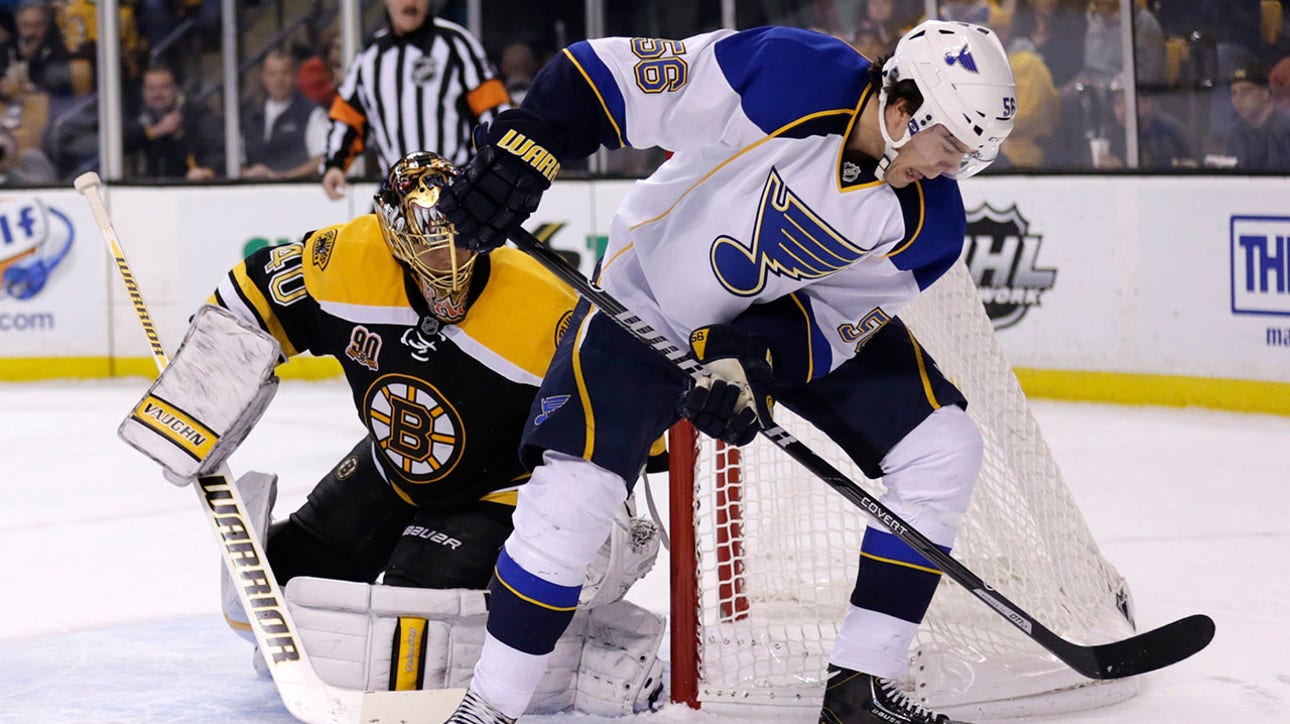 Bruins done in by Blues in SO