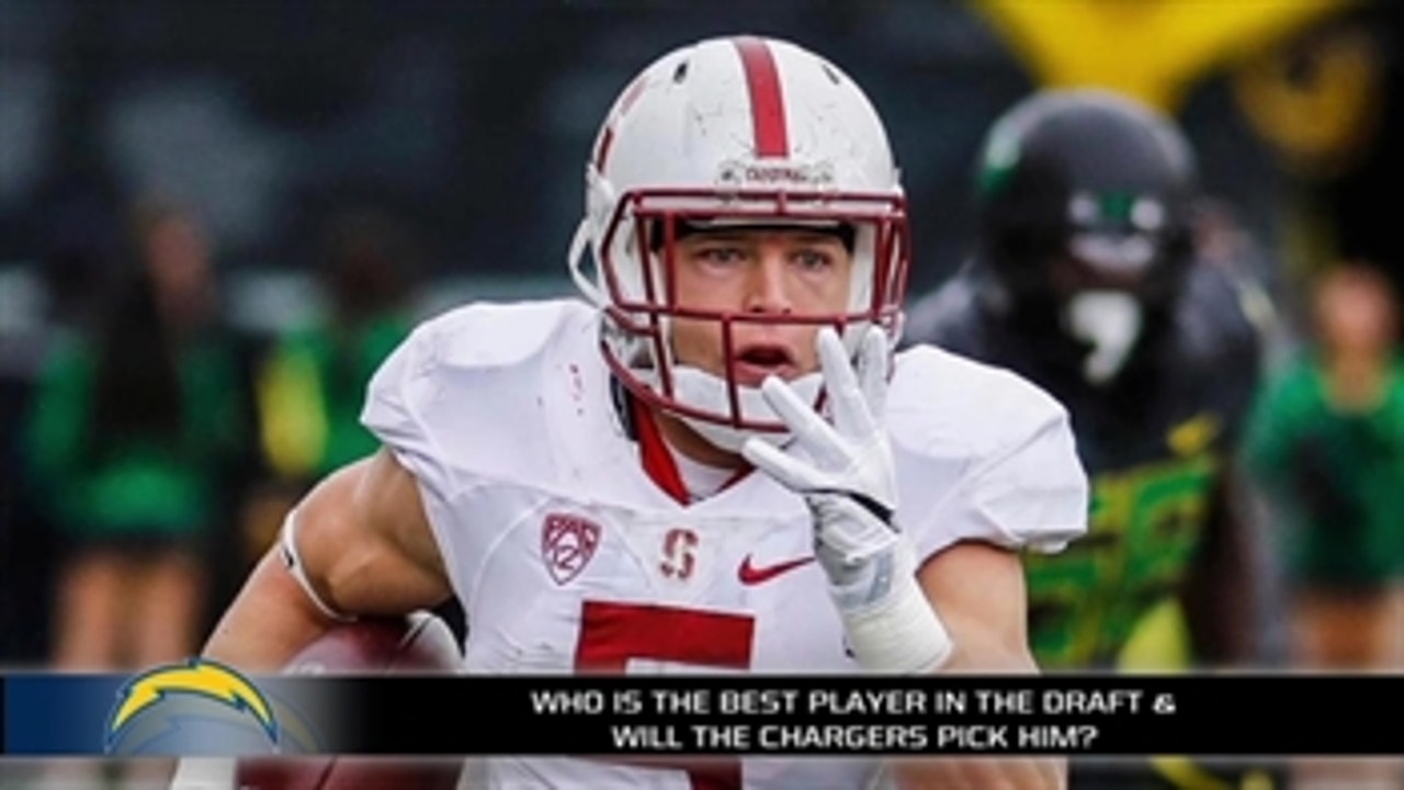 Are the Chargers eyeballing Christian McCaffrey at the 7th overall pick?
