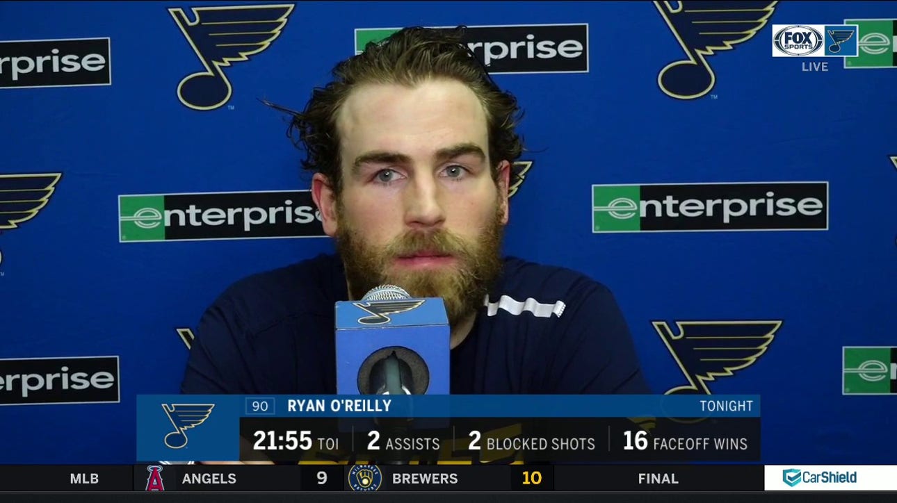 O'Reilly after overtime loss to Sharks: 'This four-day break is going to be nice for us'