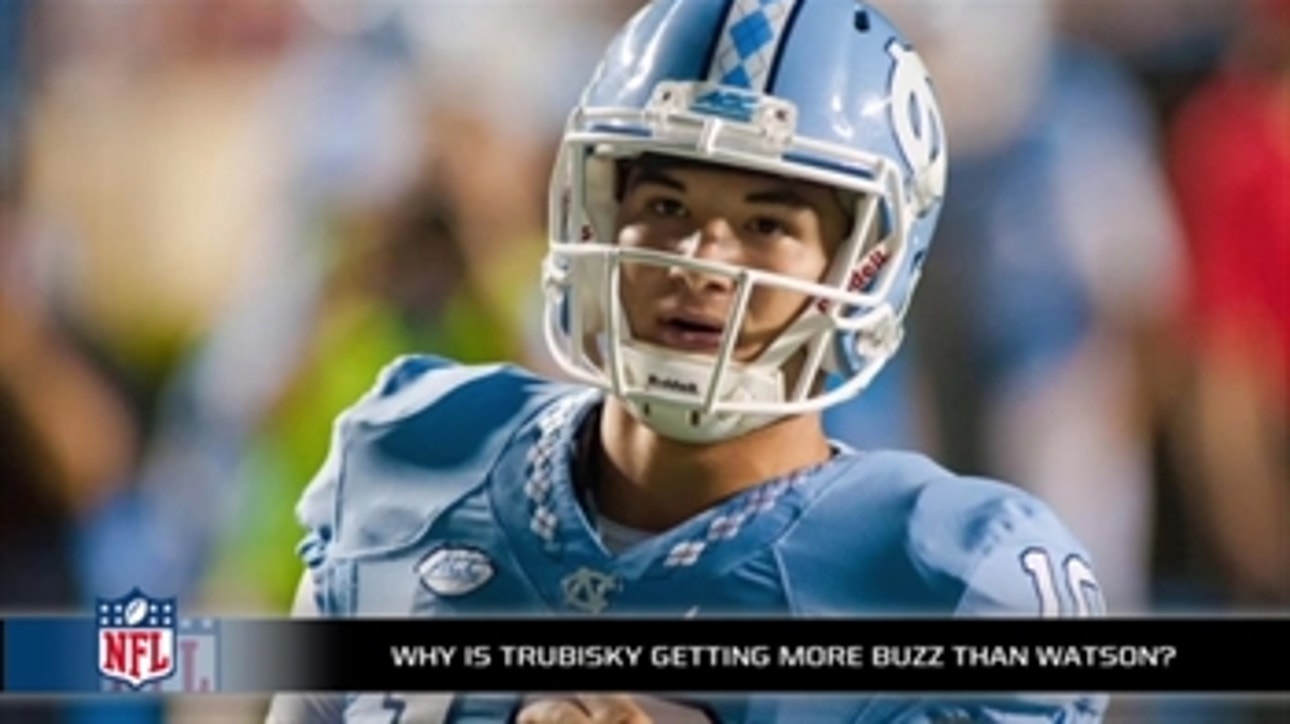 How in the world is Mitch Trubisky creating more buzz than Deshaun Watson?