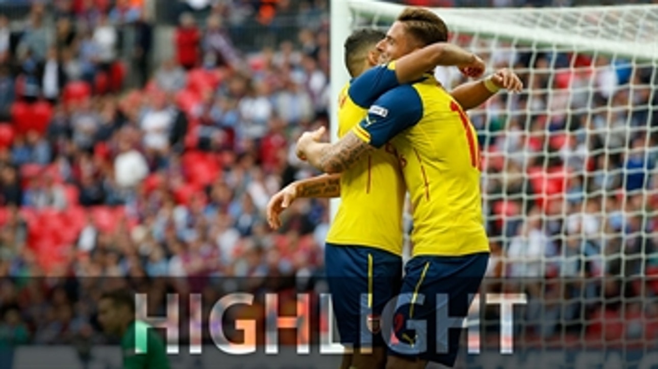 Giroud seals Arsenal convincing win vs. Aston Villa