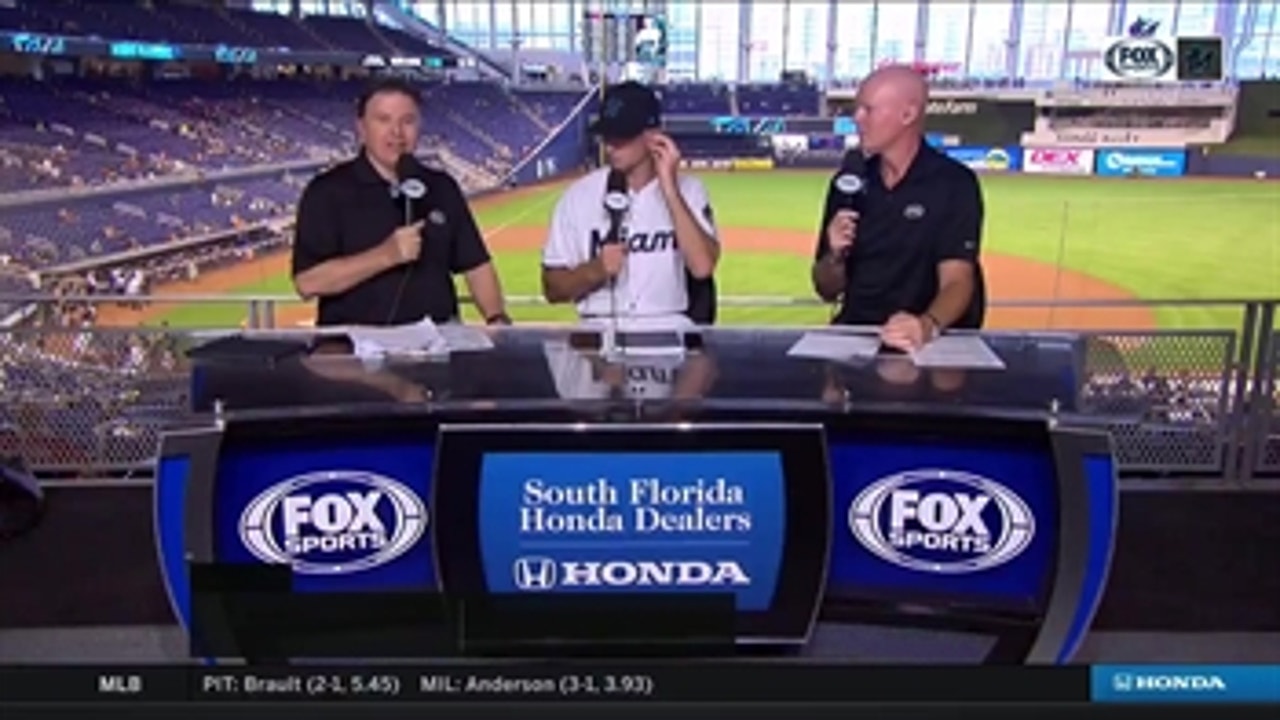 Trevor Richards joins Marlins' set to discuss his success, love for dogs