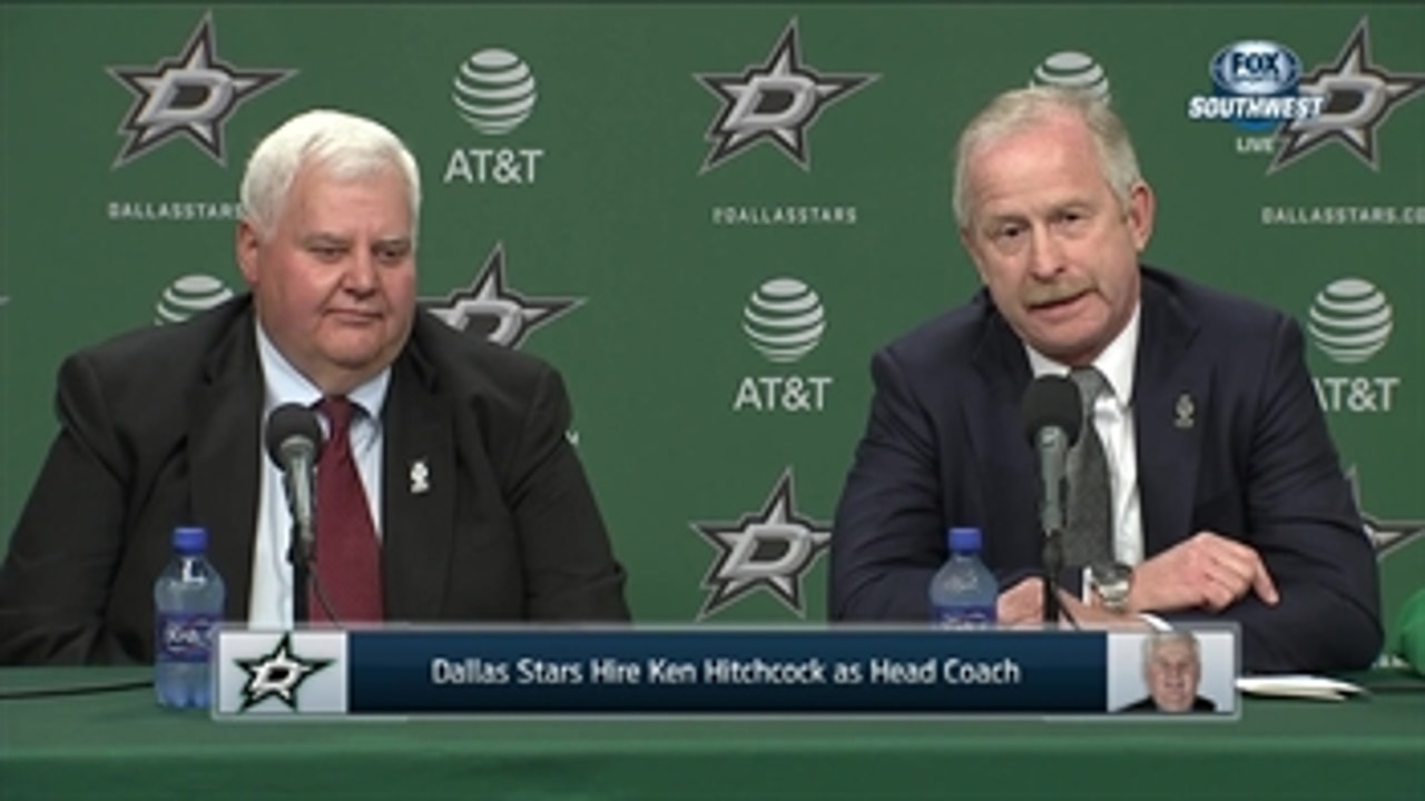 Dallas Stars introduce Ken Hitchcock as head coach