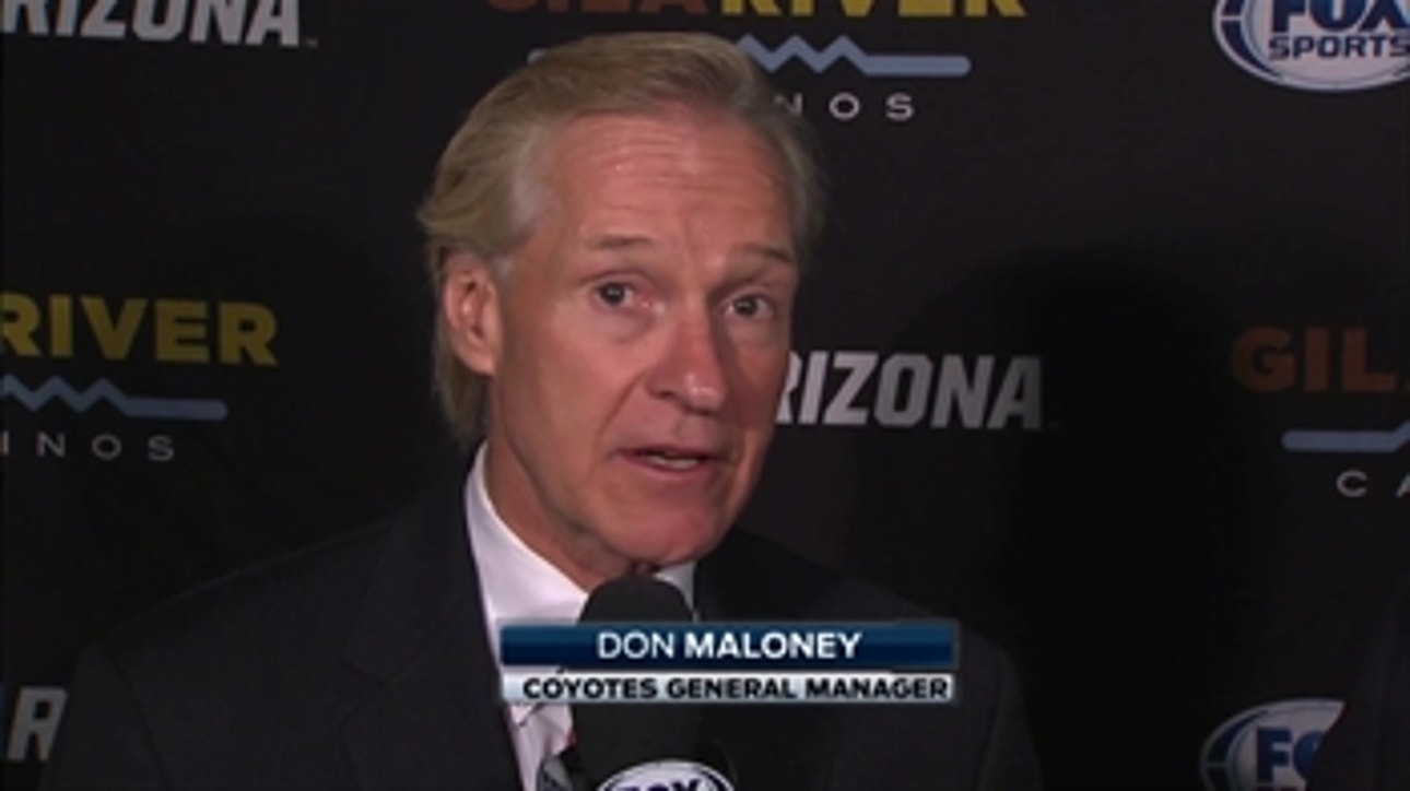 Maloney shares early thoughts on Coyotes