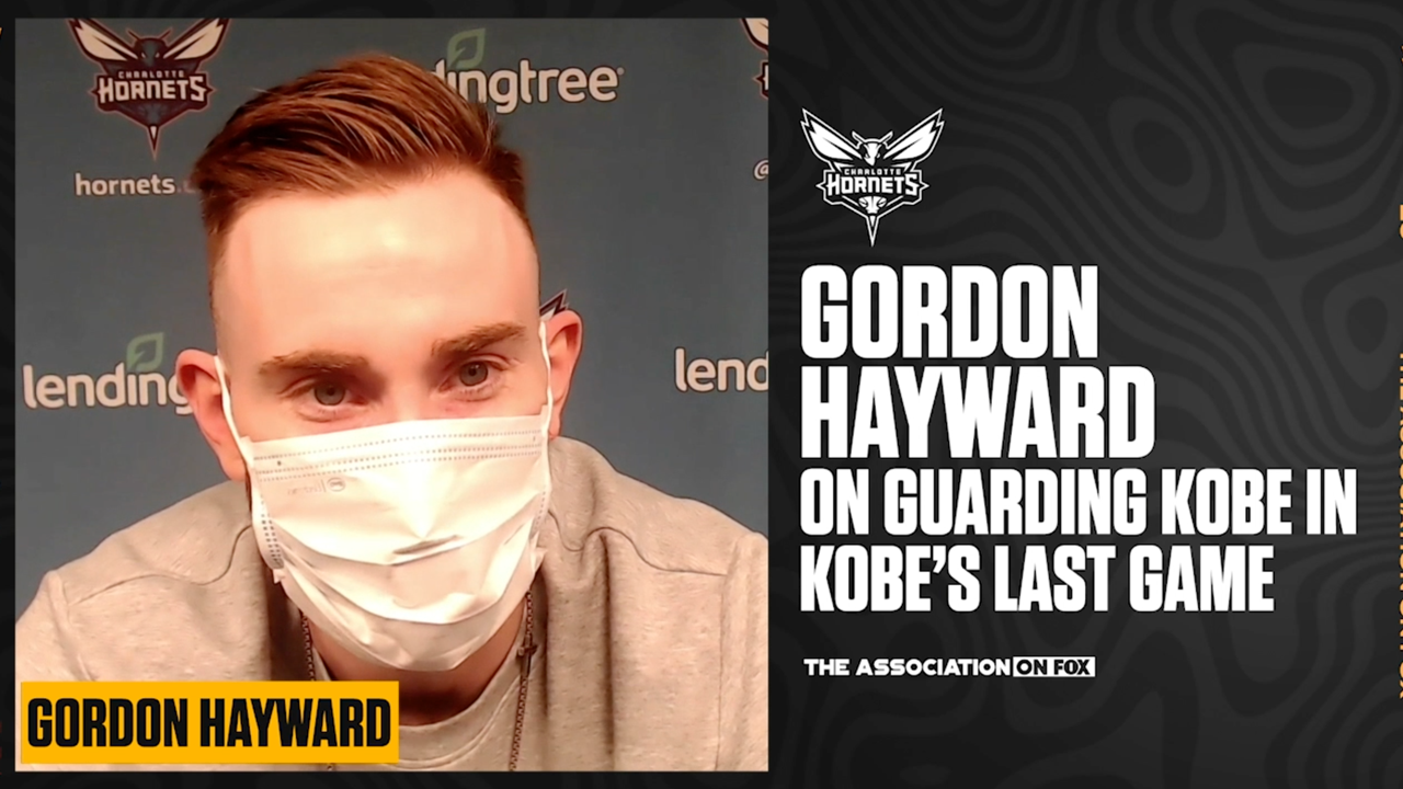 Gordon Hayward Remembers Guarding Kobe in his last game