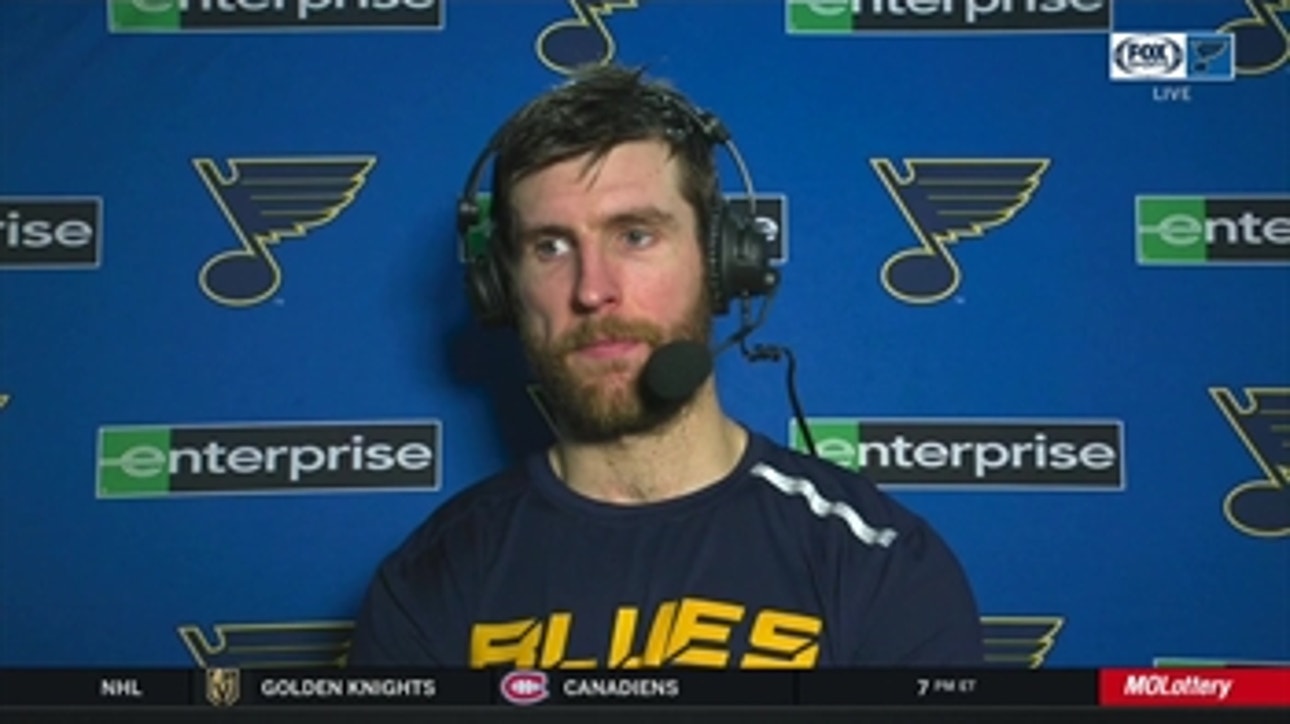 Pietrangelo: 'I thought we worked hard' in loss to Avalanche