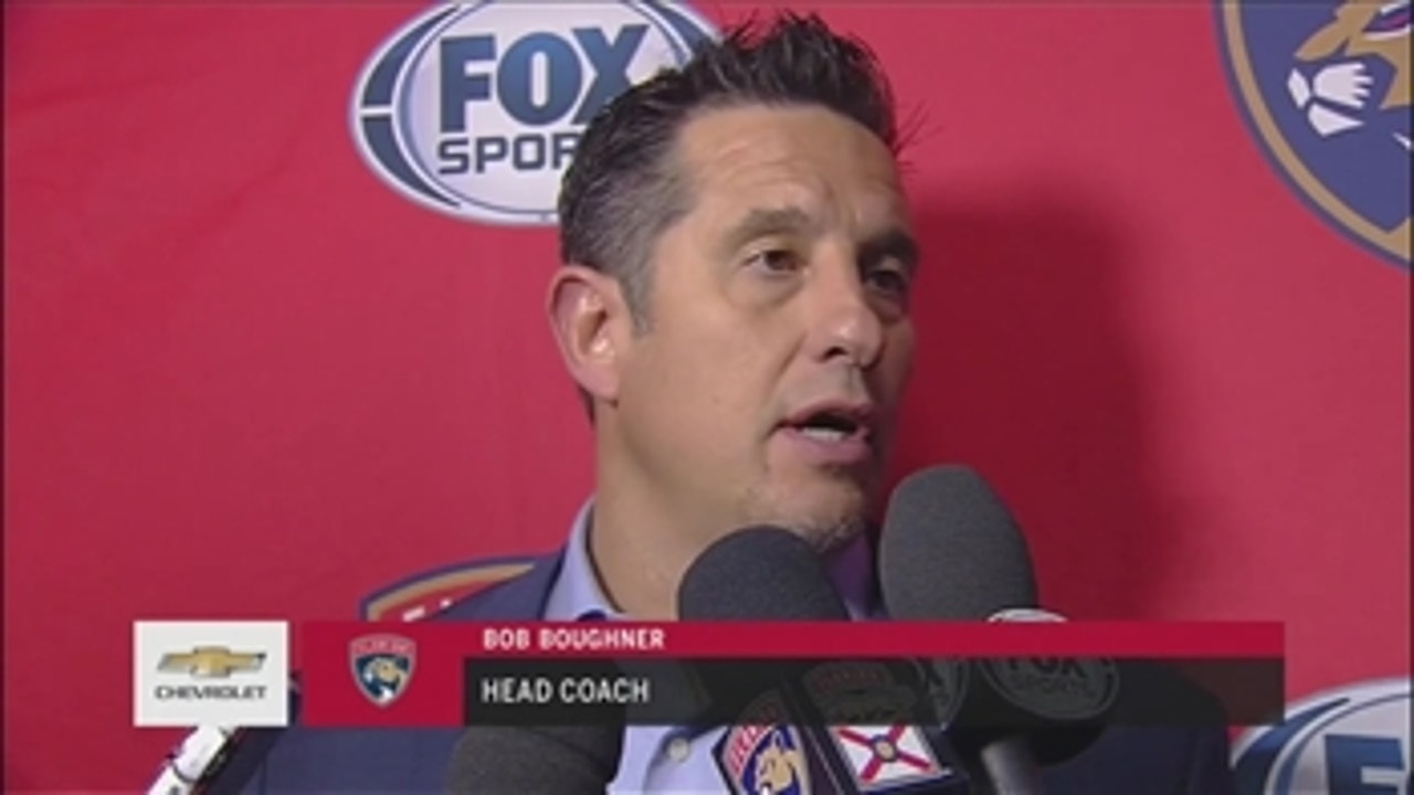 Bob Boughner says Panthers played with heavy hearts in Vancouver