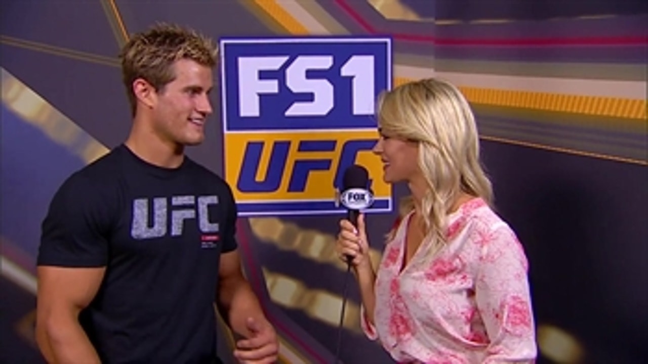 Laura Sanko talks with Sage Northcutt ' INTERVIEW ' UFC FIGHT NIGHT
