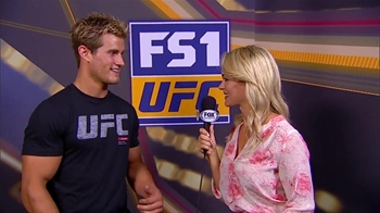 Laura Sanko talks with Sage Northcutt ' INTERVIEW ' UFC FIGHT NIGHT
