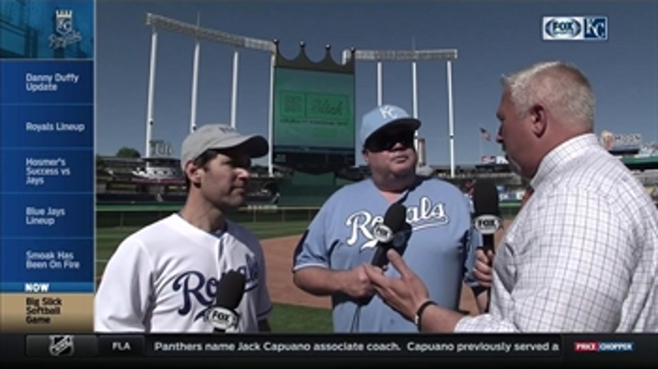 Paul Rudd and Eric Stonestreet discuss Big Slick celebrity softball game