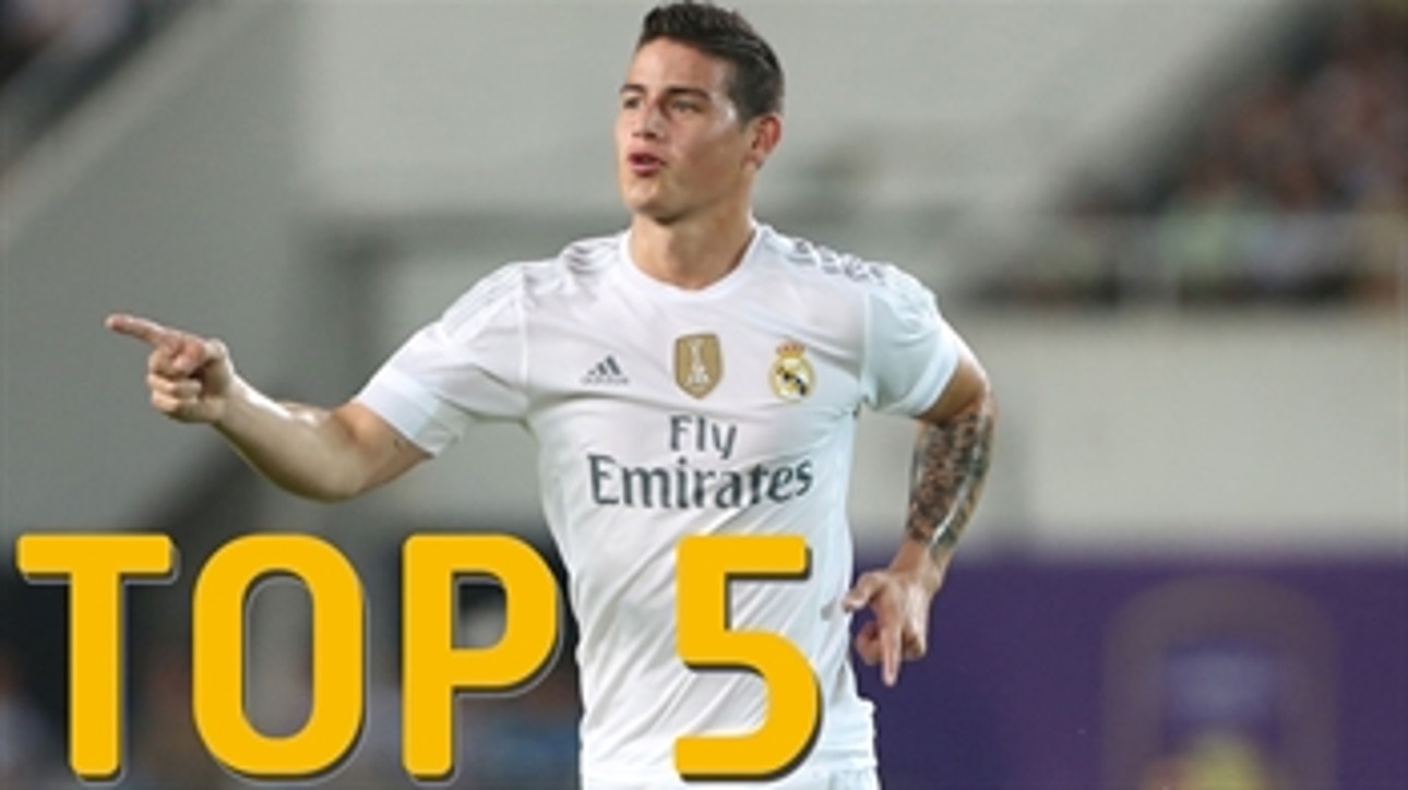 Top 5 goals scored in the International Champions Cup