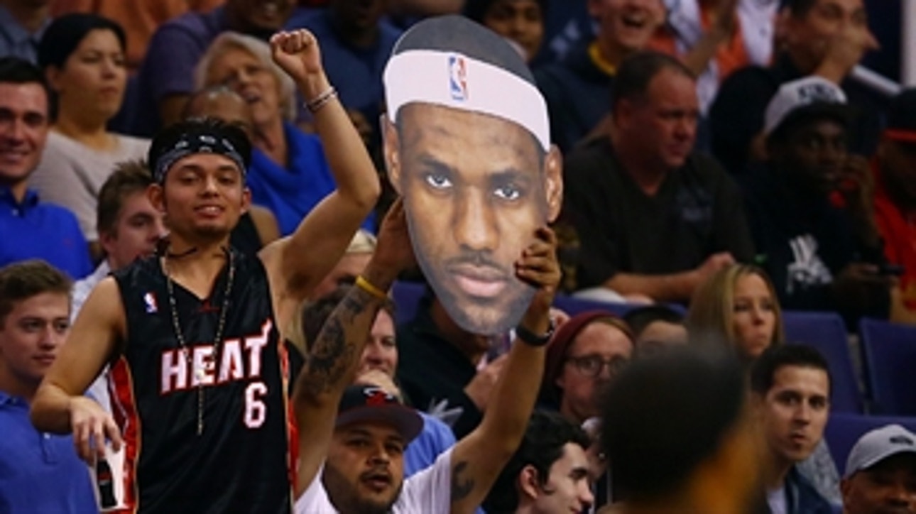 LeBron drops 37, Heat top Suns