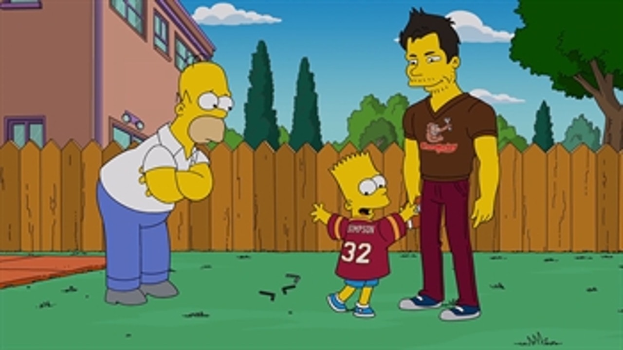 Matt Leinart reads for The Simpsons ' Behind the Scenes